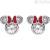 Lobe earrings Disney Mickey Mouse Minnie red bow Silver 925 zircons E902851RZWL