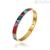 Bracciale CON TE Brosway acciaio dorato con smalto multicolor BWY50L