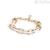 Stroili Lady Code pink enamel chain woman bracelet with crystals 1682735