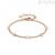 Bracciale donna Nomination cuori STARDUST rosato acciaio e zirconi 028111/005