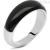 Stroili Lady Sweet woman ring black enamel 1682819 steel mis. 12