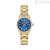 Orologio donna Breil Lady dorato solo tempo acciaio fondo blu EW0599