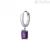 Rosato tanzanite single earring for woman RZAL015 925 Silver