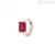 Rosato ruby single earring for woman RZAL018 925 Silver