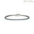 Bracciale Tennis acquamarina donna Argento 925 Stroili 1667745 con zirconi