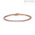 Bracciale Tennis rosato donna Argento 925 Stroili 1667750 con zirconi