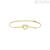 Breil B&ME golden knot woman bracelet semi-rigid steel TJ3319