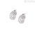 Woman earrings Amen Drop of Love Silver 925 EGOBBBZ with white zircons