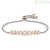 Bracciale stelle donna Nomination Milleluci acciaio con cristalli rosa 028012/003