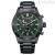 Orologio uomo cronografo Citizen Outdoor Crono nero AT2527-80X acciaio fondo verde