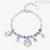 Brosway CHAKRA BHKB134 steel tree of life purple woman bracelet.