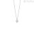 Salvini Eva 18K White Gold women's rhombus necklace with diamonds 20101381 circle pendant