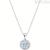 Amen Necklace with Synthetic Sea Water 925 Silver CLLUBOBBACZ