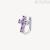 Brosway Fancy FMP21 925 silver women's cross earring with purple zircons.