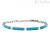 Breil Carvin men's steel bracelet with turquoise stone TJ3563