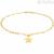 Stroili Beverly 9Kt Yellow Gold women's chain star bracelet 1429151