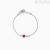 Bracciale bambina coccinella Mabina Argento 925 con cristallo 533866