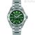 Breil Challenge multifunction men's watch with green background EW0711 316L steel case and bracelet