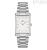 Daniel Wellington The Bound unisex watch with white background DW00100701 rectangular 316L steel