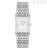 Daniel Wellington The Bound women's watch white background DW00100706 rectangular 316L steel