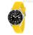 Orologio uomo Sector 230 fondo nero R3251161087 solo tempo cinturino silicone giallo