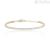 Bracciale Tennis dorato donna Mabina 533328 Argento 925 con zirconi