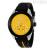 Orologio uomo cronografo Maserati Traguardo fondo giallo R8871612045 cinturino in silicone nero