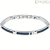 Bracciale uomo Maserati Iconic Blu acciaio 316L JM523AVD33