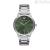 Orologio uomo solo tempo Emporio Armani fall fondo verde AR11575 cassa e bracciale acciaio