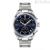 Orologio uomo Tissot PR100 Cronograph fondo blu T150.417.11.041.00 cassa e bracciale acciaio 316L