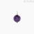 Kidult women's pendant purple quartz 741112 316L steel