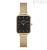 Orologio donna Daniel Wellington Quadro Evergold fondo nero DW00100557 acciaio