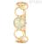 Orologio donna solo tempo Liu Jo Fashion Rings dorato TLJ2324 acciaio bracciale a cerchi