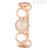 Orologio donna solo tempo Liu Jo Fashion Rings rosato TLJ2325 acciaio bracciale a cerchi