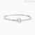 Bracciale donna tennis cuore Mabina Argento 925 con zirconi 533018-17