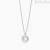 Collana donna zircone tondo Argento 925 Mabina 553715