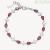 Bracciale donna tennis Brosway Argento 925 Fancy FPR113 con zirconi bianchi e rossi